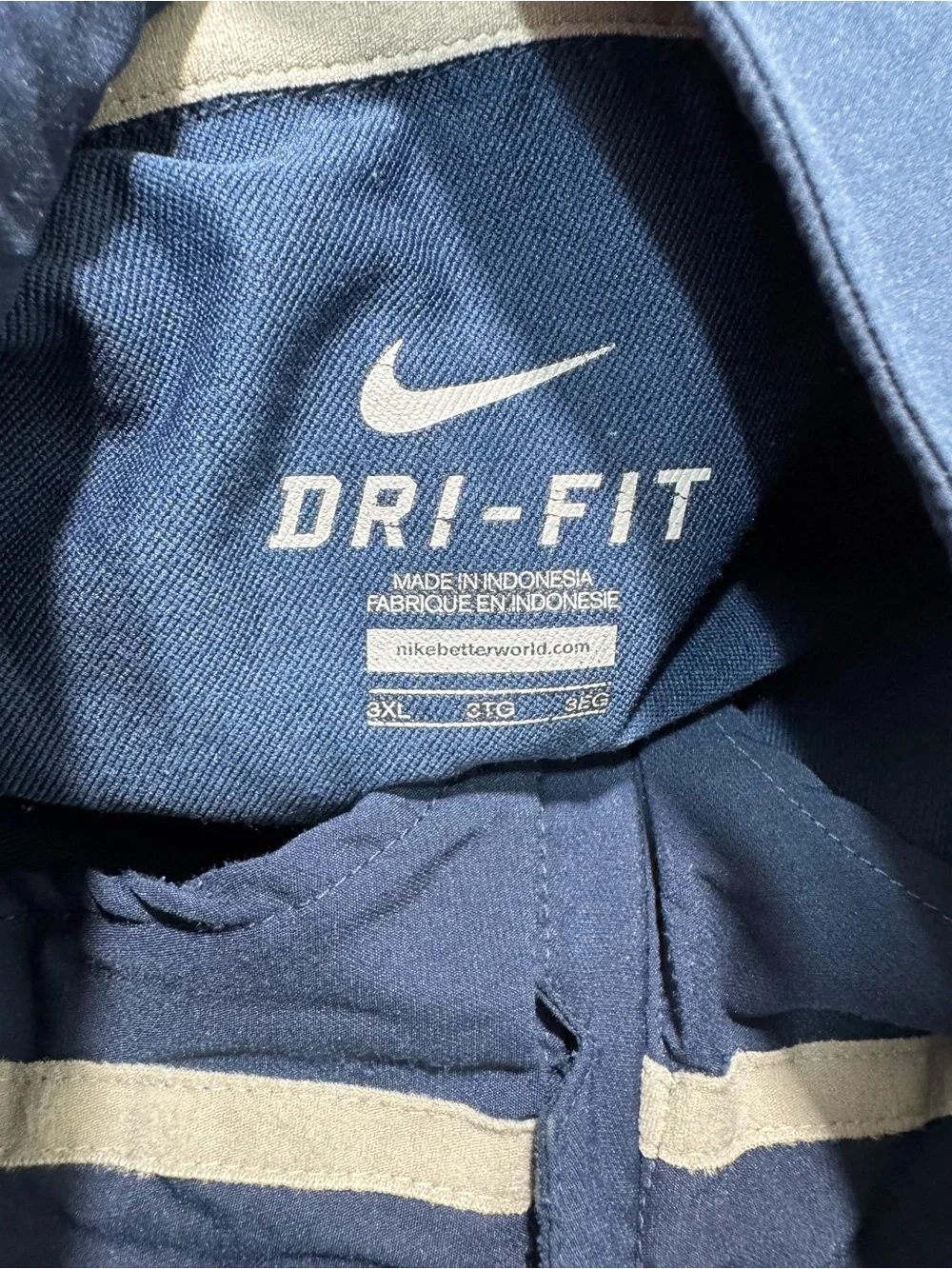 Lot of 2 Nike E.P. Todd Athletics Short Sleeve Shell Pullover Tops Men’s 3XL - Picture 7 of 11